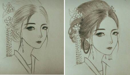 二月二，電力作家坐家“戰(zhàn)疫”新作——觀美姬素描遙寄故鄉(xiāng)九妹
