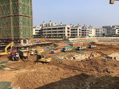 中國安能第二工程局湖畔學苑項目部“戰(zhàn)疫情，抓復工”