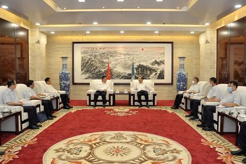 辛保安會見中國西電集團(tuán)董事長白忠泉、總經(jīng)理裴振江