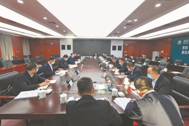 毛偉明董事長、辛保安總經(jīng)理赴國網(wǎng)新疆電力調(diào)研