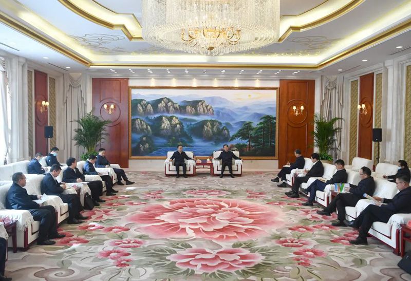 鄒磊拜會(huì)寧夏回族自治區(qū)黨委書記、人大常委會(huì)主任陳潤(rùn)兒