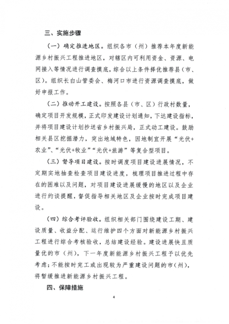 吉林省能源局發(fā)布全國(guó)首個(gè)出臺(tái)的省級(jí)“新能源+鄉(xiāng)村振興”方案！