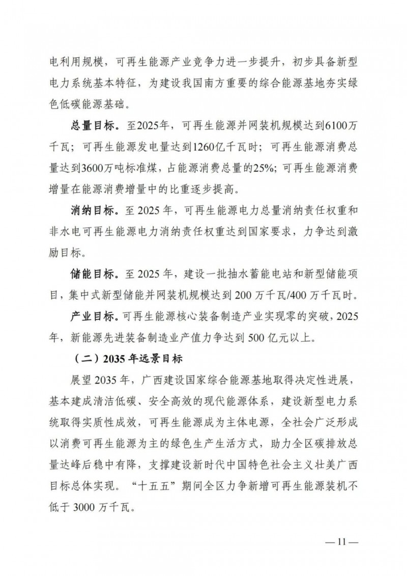 廣西“十四五”規(guī)劃：大力發(fā)展光伏發(fā)電，到2025年新增光伏裝機(jī)15GW！