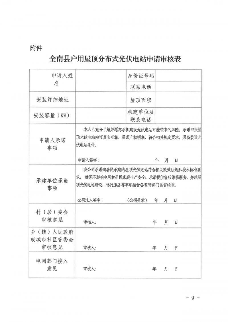 江西全南：不得利用光伏對群眾進行虛假宣傳、鼓動貸款，違規(guī)則納入失信企業(yè)黑名單！