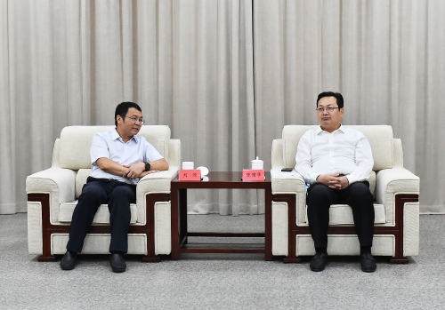 劉源拜會河北省委常委、副省長，雄安新區(qū)黨工委書記、管委會主任張國華