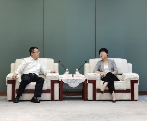 王小軍拜會(huì)廣西壯族自治區(qū)黨委常委、常務(wù)副主席蔡麗新