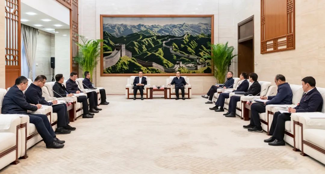 大唐集團(tuán)黨組書記、董事長(zhǎng)鄒磊會(huì)見哈電集團(tuán)黨委書記、董事長(zhǎng)曹志安