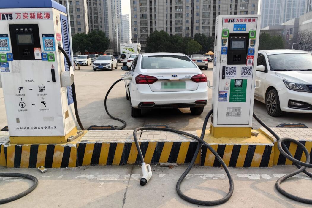 新能源車充電槍被扔積水中，對(duì)“城市家電”需多加愛(ài)護(hù)
