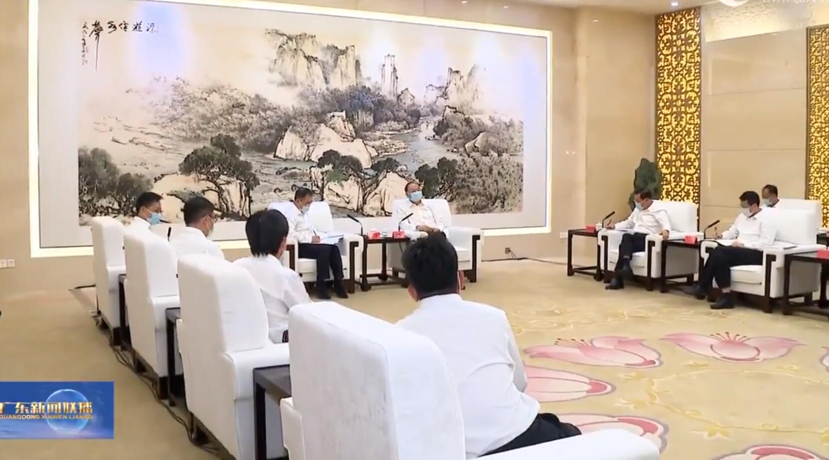 大唐集團(tuán)黨組書記、董事長(zhǎng)鄒磊拜會(huì)廣東省委書記黃坤明、省長(zhǎng)王偉中