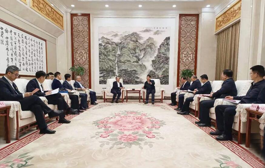吳云拜會湖北省政府副省長、黨組成員盛閱春