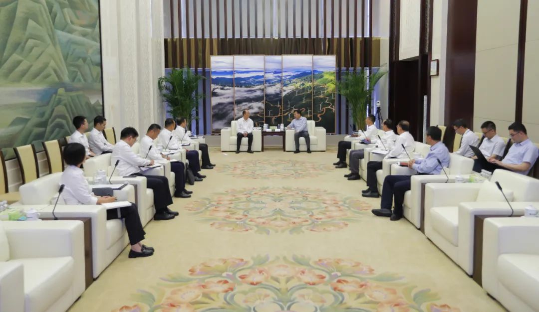 國家電投黨組書記、董事長劉明勝會見中國化學黨委書記、董事長莫鼎革