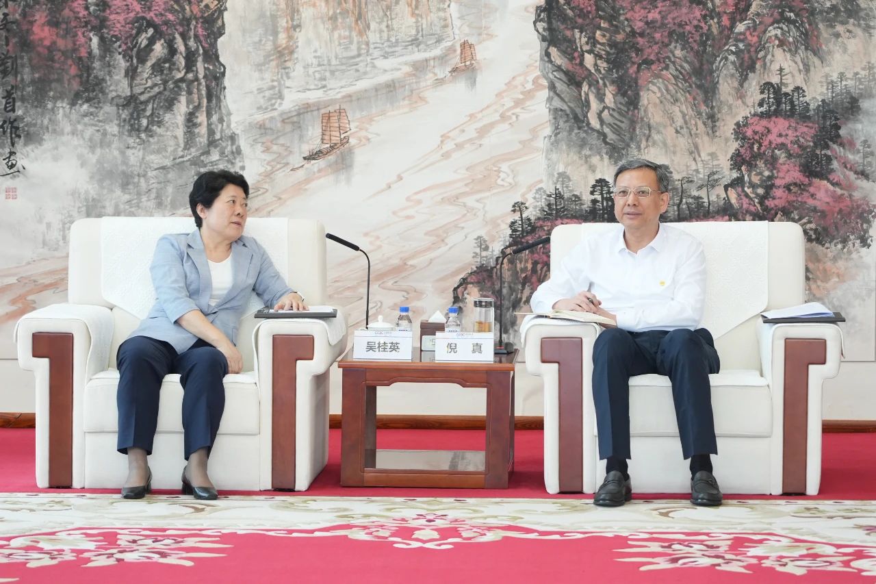 中國能建黨委副書記、總經(jīng)理倪真與湖南省委常委、長沙市委書記吳桂英會談