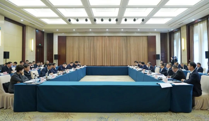 中國能建黨委書記、董事長宋海良與臨沂市委書記任剛會談