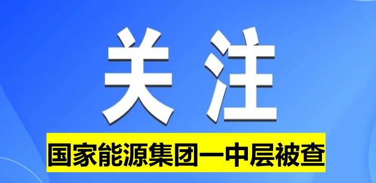 國家能源集團一中層被查！
