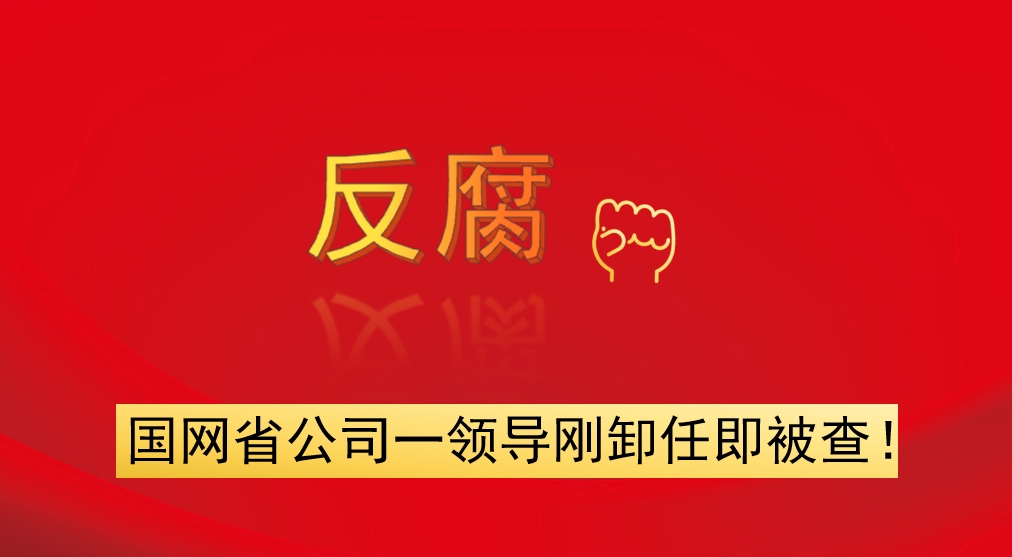 國網(wǎng)省公司一領(lǐng)導(dǎo)剛卸任即被查！